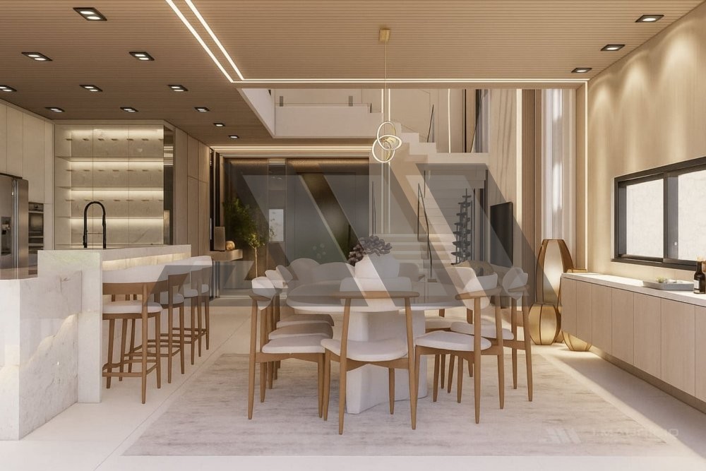 Casa de alto padr�o na Praia do Estaleiro com pisc